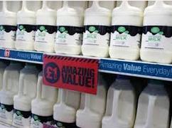 pound shops milk